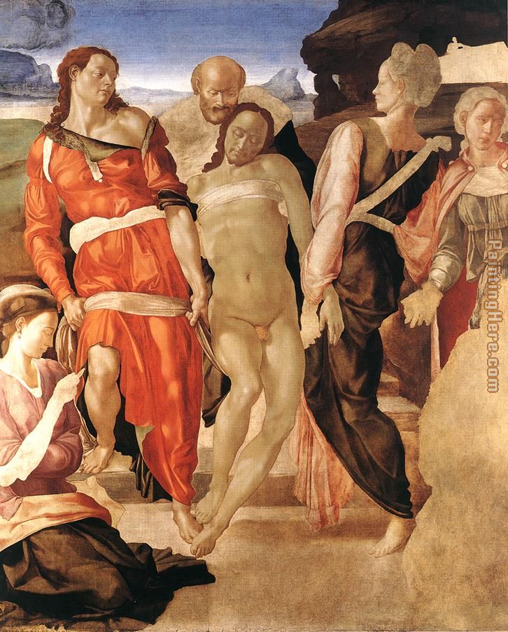 Michelangelo Buonarroti Entombment